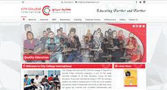 Desktop Screenshot of citycollegefujairah.com